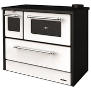 Blinky 9811334 Giusy Cucina a Legna con Forno Porta Vetro 9 kW 4 stelle Area 30-100 m² colore Bianco