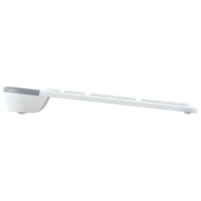 Logitech 920-009189 MK470 Slim Combo Kit Tastiera e Mouse Wireless QWERTZ Tedesco Silenzioso colore Bianco