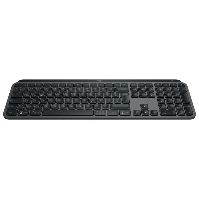 Logitech Tastiera Wireless MX Keys S QWERTZ Illuminata Grafite