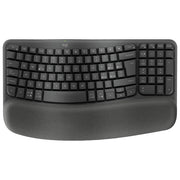 Logitech 920-012330 Wave Keys for Business Tastiera Wireless Ergonomica Supporto Polsi colore Grafite