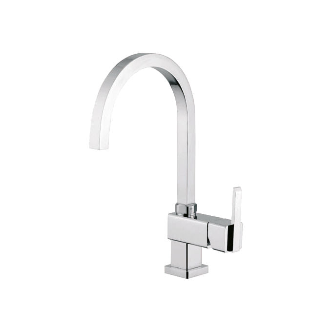 CM 9202MISCCRM ACQUAMIX Miscelatore cucina con canna quadra girevole colore Cromato