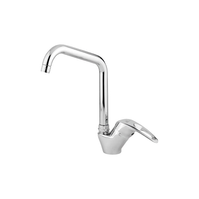 CM 9206MISCCRM ACQUAMIX Miscelatore lavello monocomando canna alta orientabile 360° colore Cromato