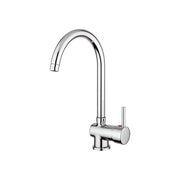 CM 9208MISCCRM ACQUAMIX Miscelatore Cucina con Canna Girevole 360° in Ottone e Acciaio colore Cromato