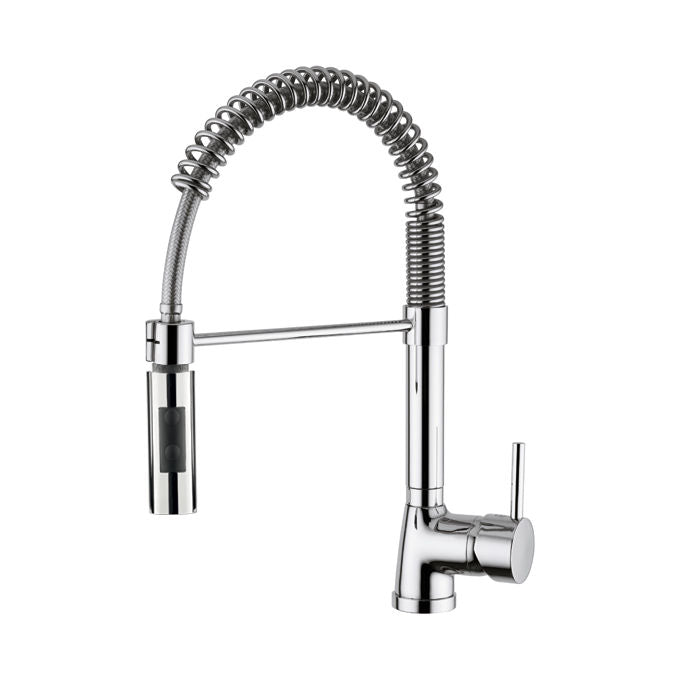 CM 9220MISCCRM ACQUAMIX Miscelatore cucina con doccetta estraibile due getti finitura cromata canna alta flessibile orientabile cartuccia dischi ceramici colore Cromato