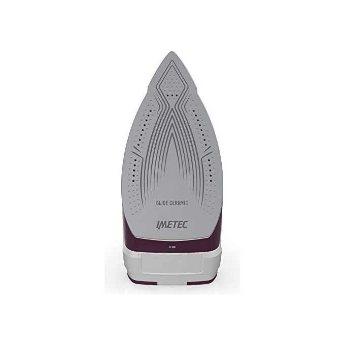 Imetec ZeroCalc Z3 3900 Ferro da Stiro a Vapore Tecnologia Anticalcare Piastra Ceramica 2400W Bianco