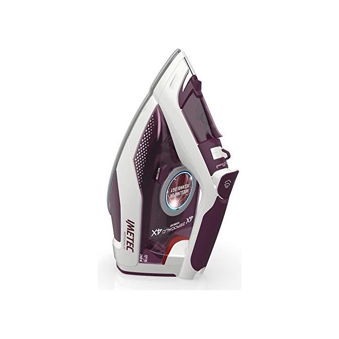 Imetec ZeroCalc Z3 3900 Ferro da Stiro a Vapore Tecnologia Anticalcare Piastra Ceramica 2400W Bianco