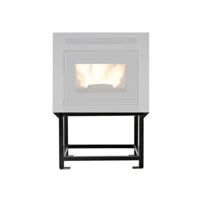 Extraflame 9278452 Kit Supporto per Inserti a Pellet Comfort P85 e P85 Plus Altezza Regolabile 373-463-563 mm Lunghezza 760 mm Profondita' 560 mm colore Nero
