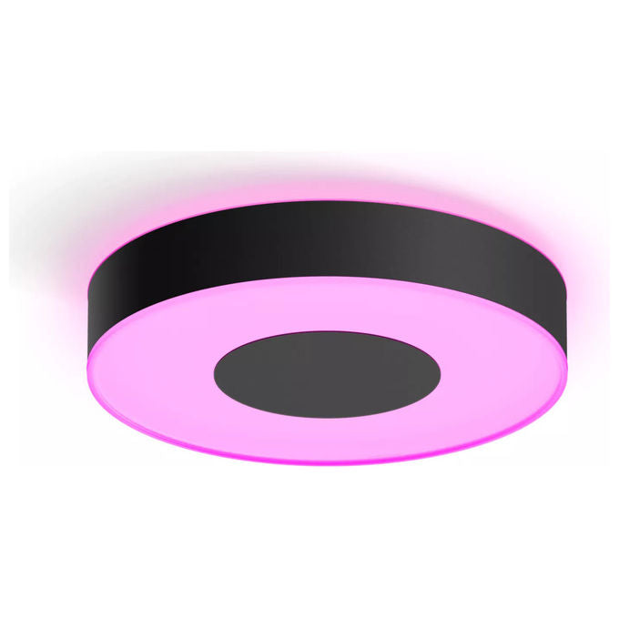 Philips Hue 929003526301 Xamento Plafoniera Smart LED per Bagno IP44 White and Color Ambiance 33.5W colore Nero
