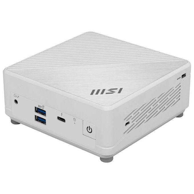 MSI mini PC Cubi 5, Intel Core 5 120U, 8 GB DDR5, 512 GB SSD NVMe, Windows 11 Home, WiFi 6E, Thunderbolt 4, Bianco