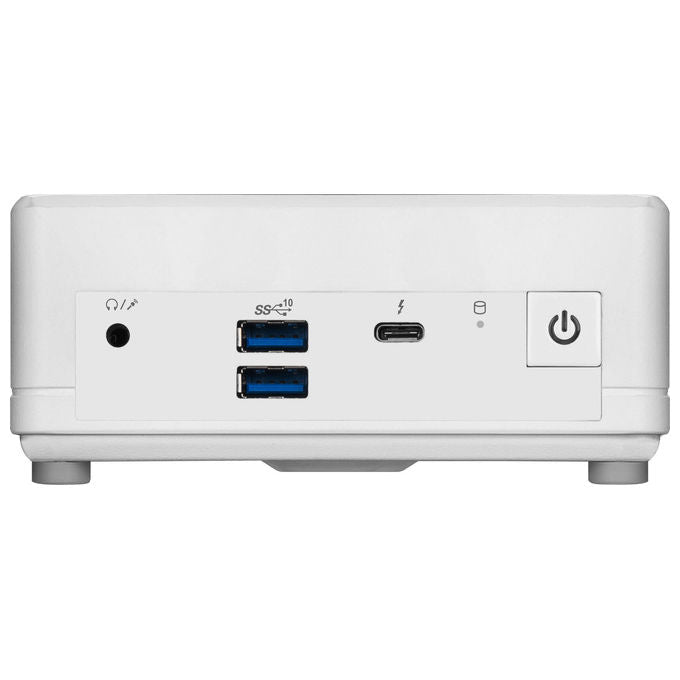 MSI mini PC Cubi 5, Intel Core 5 120U, 8 GB DDR5, 512 GB SSD NVMe, Windows 11 Home, WiFi 6E, Thunderbolt 4, Bianco