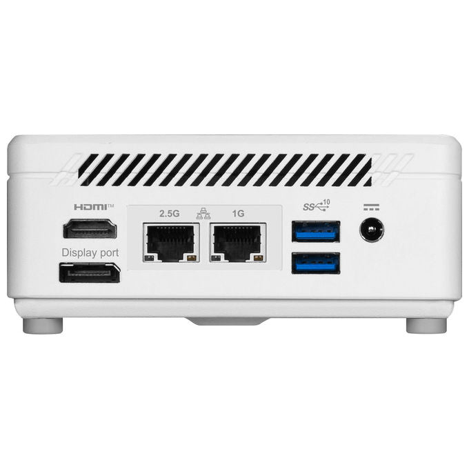 MSI mini PC Cubi 5, Intel Core 5 120U, 8 GB DDR5, 512 GB SSD NVMe, Windows 11 Home, WiFi 6E, Thunderbolt 4, Bianco