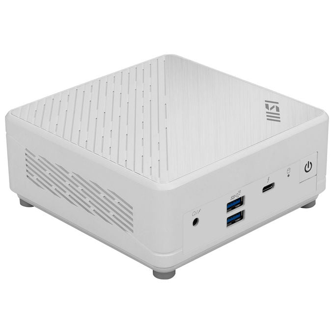 MSI mini PC Cubi 5, Intel Core 5 120U, 8 GB DDR5, 512 GB SSD NVMe, Windows 11 Home, WiFi 6E, Thunderbolt 4, Bianco