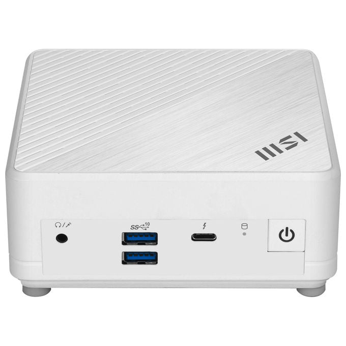 MSI mini PC Cubi 5, Intel Core 5 120U, 8 GB DDR5, 512 GB SSD NVMe, Windows 11 Home, WiFi 6E, Thunderbolt 4, Bianco