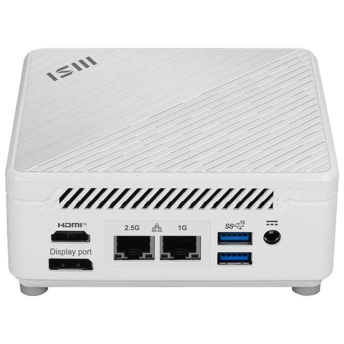 MSI mini PC Cubi 5, Intel Core 5 120U, 8 GB DDR5, 512 GB SSD NVMe, Windows 11 Home, WiFi 6E, Thunderbolt 4, Bianco