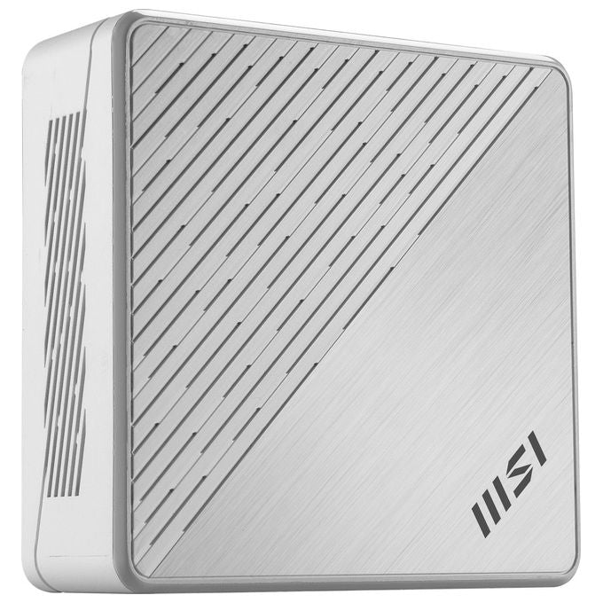 MSI mini PC Cubi 5, Intel Core 5 120U, 8 GB DDR5, 512 GB SSD NVMe, Windows 11 Home, WiFi 6E, Thunderbolt 4, Bianco