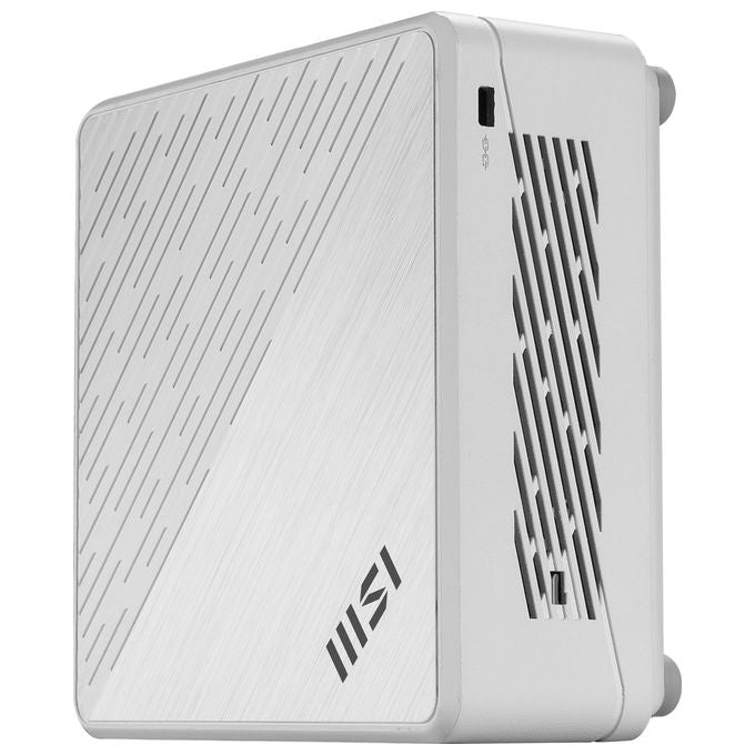 MSI mini PC Cubi 5, Intel Core 5 120U, 8 GB DDR5, 512 GB SSD NVMe, Windows 11 Home, WiFi 6E, Thunderbolt 4, Bianco