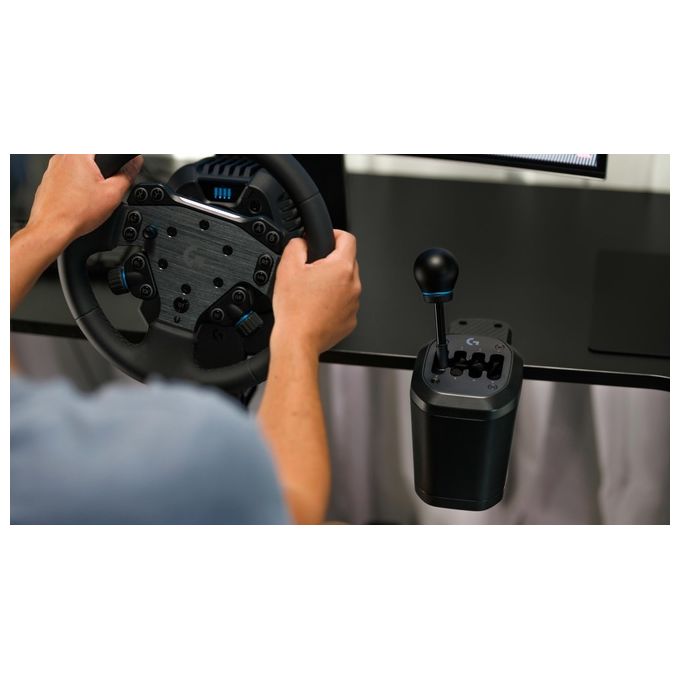 Logitech G 941-000322 RS H-Shifter Leva Cambio Simulazione 7 Marce Retro Nero