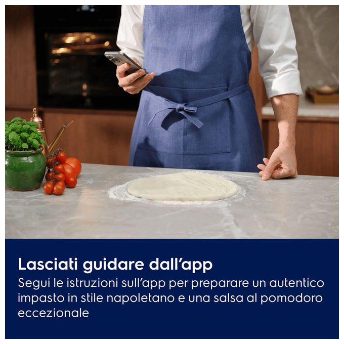 Electrolux 949 288 048 PizzaExpert Series 700 Forno da incasso Multifunzione 72 L Classe A++ Funzione PizzaExpert Pulizia Pirolitica Wi-Fi (59.4x56.9x58.9 cm) colore Nero