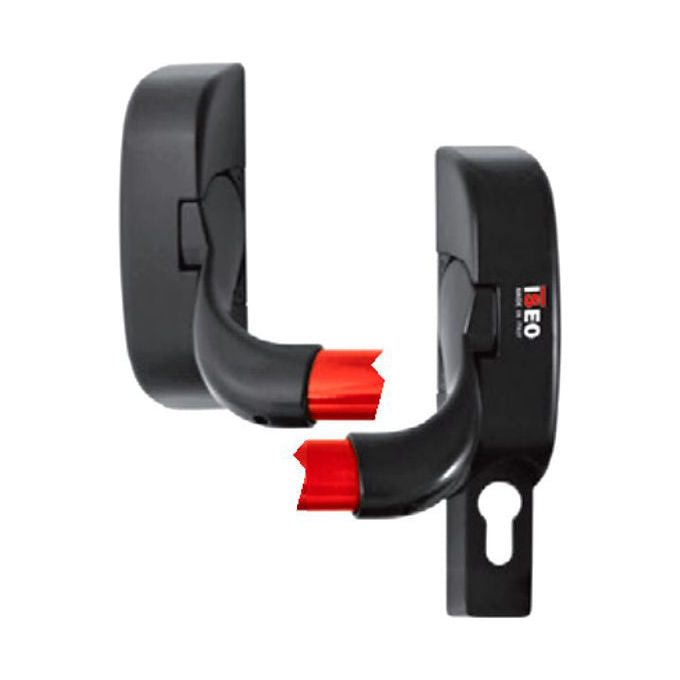ISEO 8211504 Idea Chiusura Antipanico Laterale a Scrocco Reversibile Senza Barra per Porte Tagliafuoco colore Nero