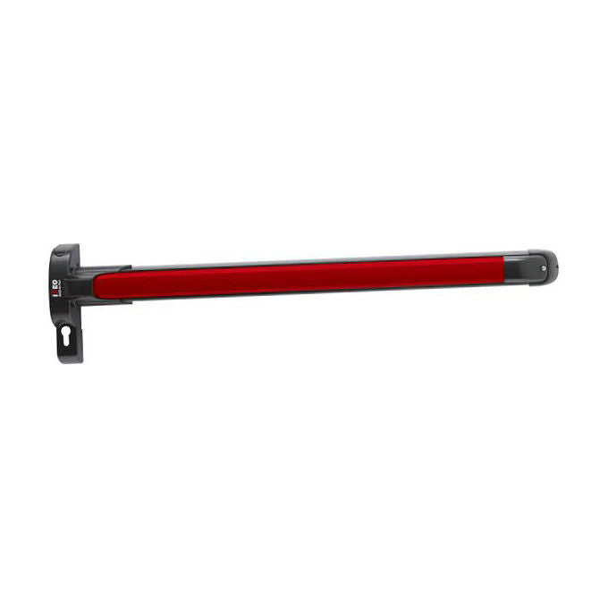 Iseo IS94F0117583791 PUSH-IDEA Maniglione Antipanico Infilare Lunghezza 1170 mm colore Rosso-Nero