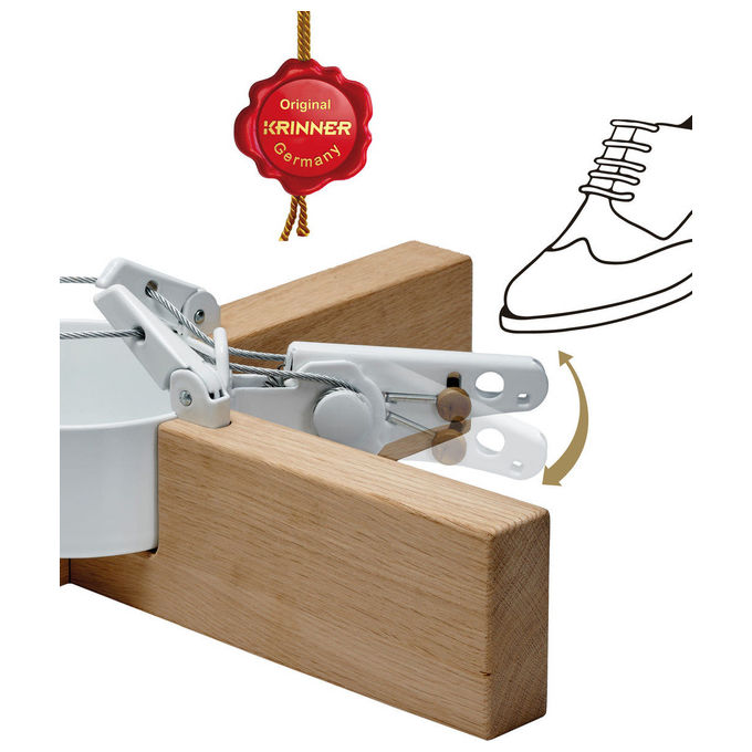 Krinner 95021 Supporto per Albero di Natale con Fissaggio a Picchetto Diametro Base 50 cm Peso 3,5 Kg colore Legno