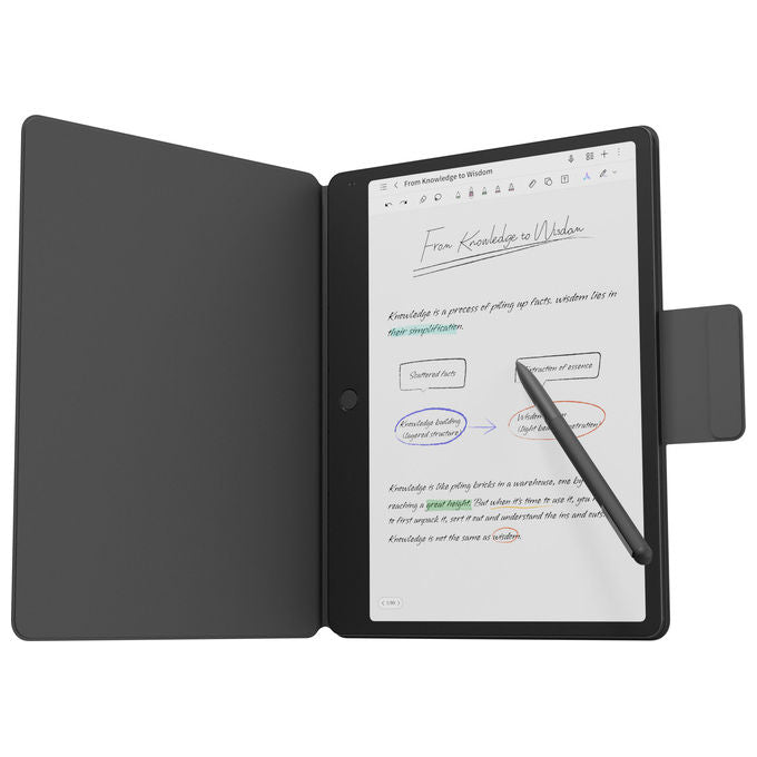 TCL 9566X-2BLCA111-1 NXTPAPER Note A1 Tablet Android 11,5'' 2.2K 8GB 256GB Wi-Fi T-Pen Pro Flip Case colore Grigio
