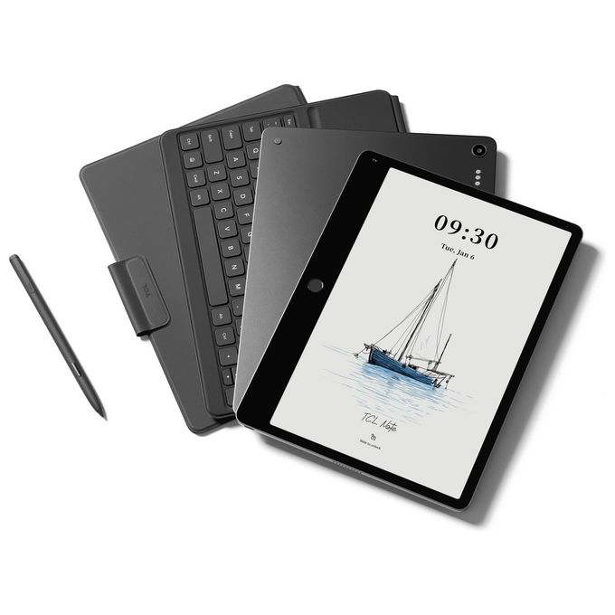 TCL 9566X-2BLCA111-1 NXTPAPER Note A1 Tablet Android 11,5'' 2.2K 8GB 256GB Wi-Fi T-Pen Pro Flip Case colore Grigio