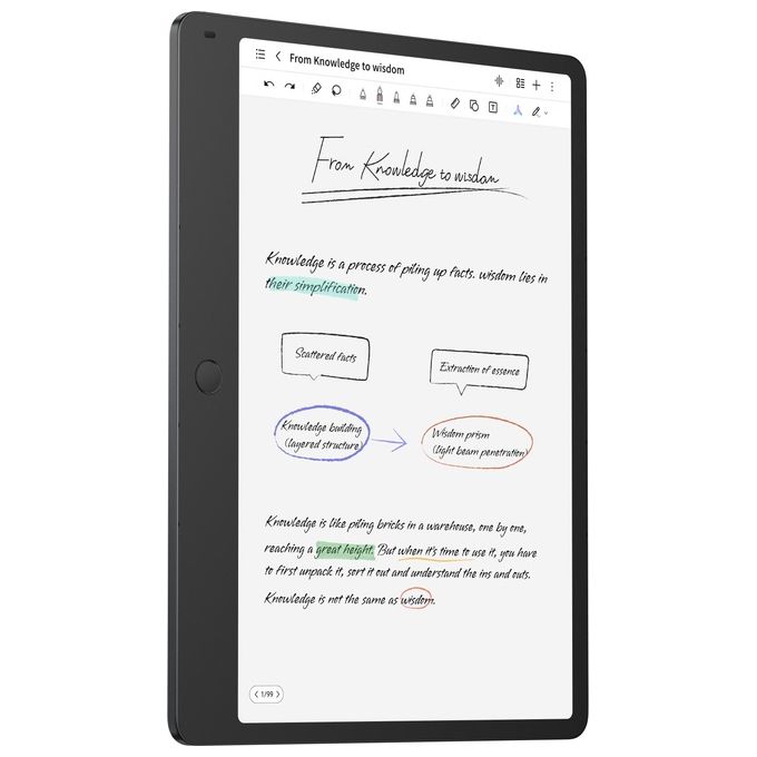 TCL 9566X-2BLCA111-1 NXTPAPER Note A1 Tablet Android 11,5'' 2.2K 8GB 256GB Wi-Fi T-Pen Pro Flip Case colore Grigio