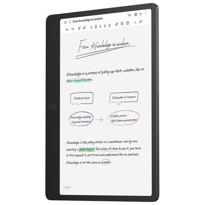 TCL 9566X-2BLCA111-1 NXTPAPER Note A1 Tablet Android 11,5'' 2.2K 8GB 256GB Wi-Fi T-Pen Pro Flip Case colore Grigio