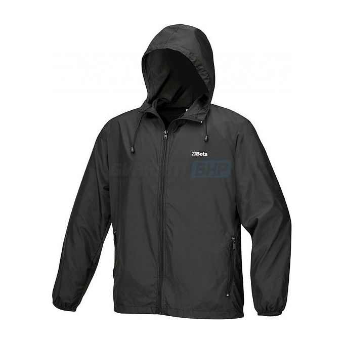 Beta BT095080012 K-way Tascabile con Cappuccio Abbigliamento da Lavoro Taglia M colore Nero