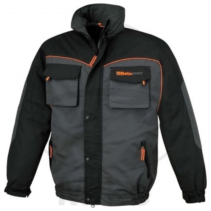 Beta 7904E Easy Giacca da Lavoro Bomber Imbottita Canvas T-C 65% Poliestere 35% Cotone Taglia XS colore Grigio