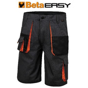 Beta 079010904 Easy Canvas Bermuda da Lavoro Unisex Tessuto TC 65% Poliestere 35% Cotone 180 g-m² Taglia XL colore Grigio