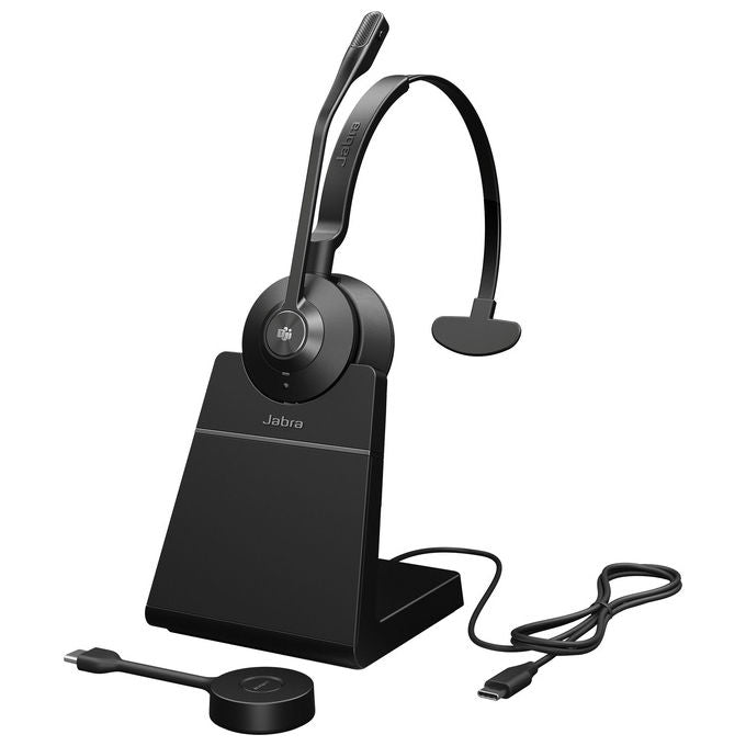 Jabra, Auricolare Wireless, Engage 55 SE, Monoaurale, Nero, per Ufficio