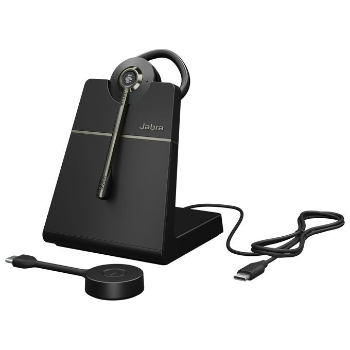 Jabra, Engage 55 SE, Auricolare Wireless, Clip, Nero, Per Auto-Ufficio