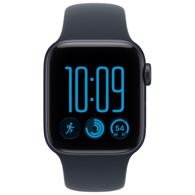 Apple MJLJ4QL-A Apple Watch SE 3 GPS + Cellular Cassa 40 mm in Alluminio Mezzanotte con Cinturino Sport Blu marino colore Blu marino