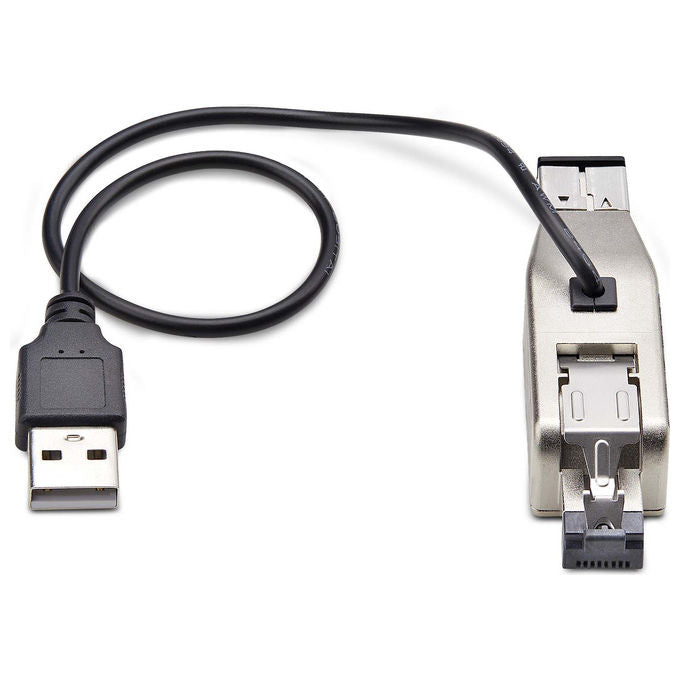 StarTech.com D01ML55U-FIBER-MEDIA Dongle Convertitore Multimediale da Fibra Gigabit a RJ45 Ethernet 1000 Mbit-s 1000Base-T 1000Base-LX LC Monomodale 10 km Multimodale 800 m Alimentato via USB colore Nero