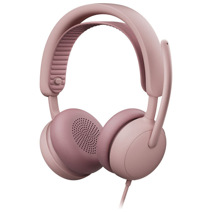 Logitech 981-001616 Zone Wired 2 Auricolare Cablato con Microfono Boom USB Type-C - USB Type-A Frequenza 20 - 20000 Hz Impedenza 36 ? colore Rosa