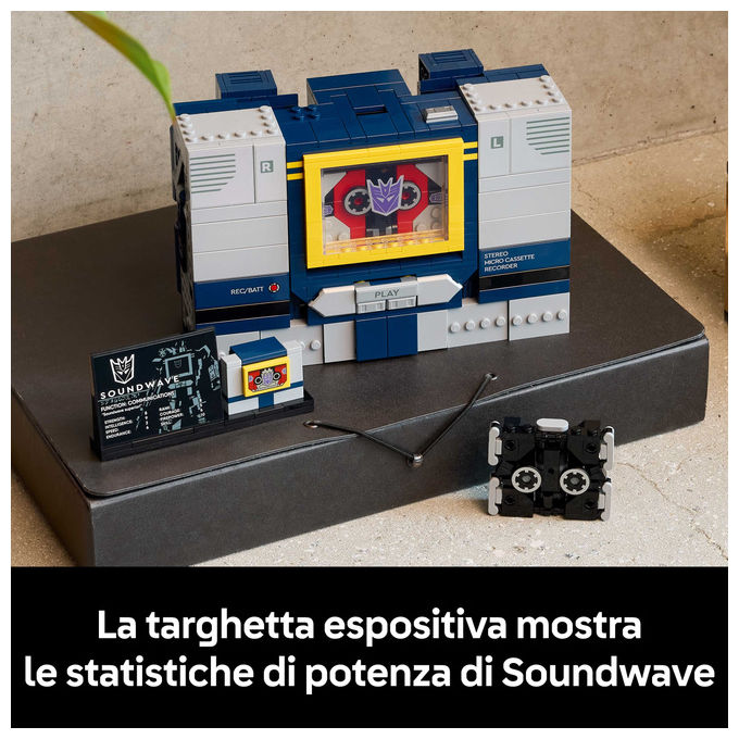 Lego 10358 Icons Set da Costruzione per Adulti con 1505 Pezzi Effetti Sonori e Modalita' Registratore a Cassetta colore Multicolore