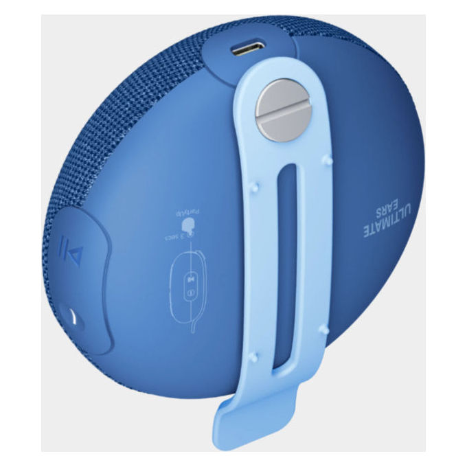 Ultimate Ears Miniroll Altoparlante Bluetooth Portatile Blu Impermeabile