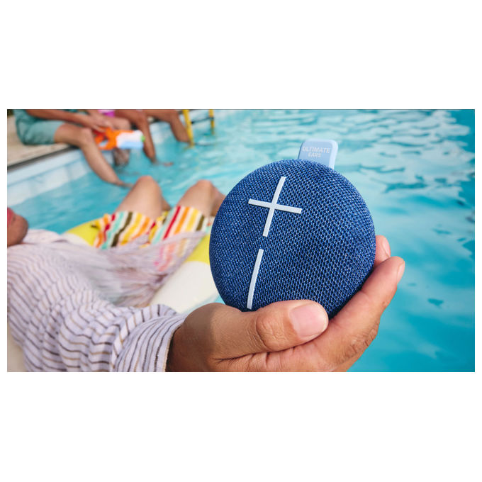 Ultimate Ears Miniroll Altoparlante Bluetooth Portatile Blu Impermeabile