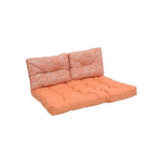 Amicasa 9878470 Set Cuscini per Panca da Giardino colore Arancio