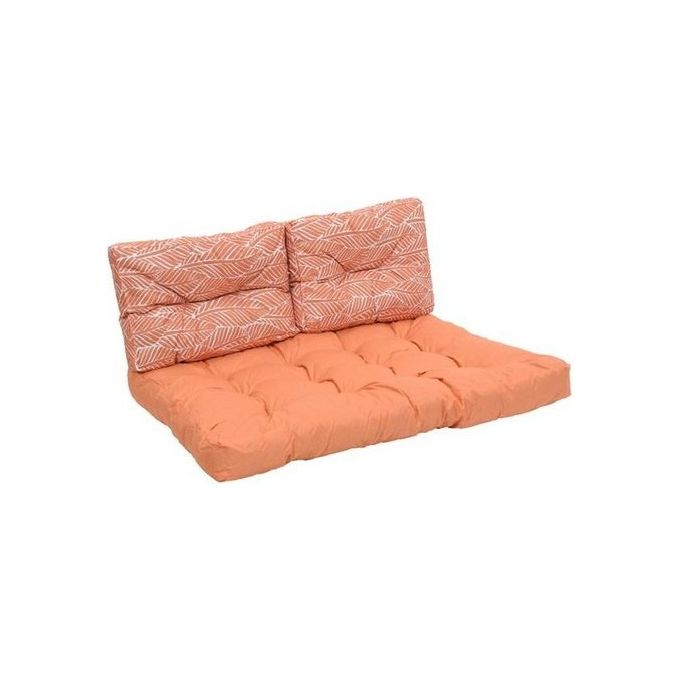 Amicasa 9878470 Set Cuscini per Panca da Giardino colore Arancio