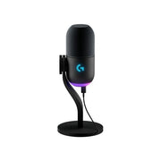Logitech G 988-000569 Yeti GX Microfono da Tavolo Dinamico RGB Supercardioide 24 bit 96 kHz USB Nero
