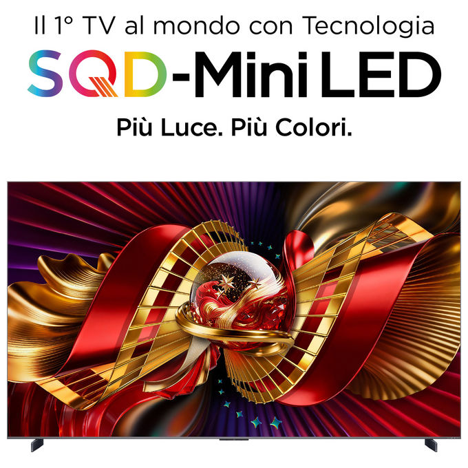 TCL 98C8L C8L TV 98'' SQD-Mini LED 4K Google TV 144Hz Dolby Vision Atmos Audio Bang and Olufsen