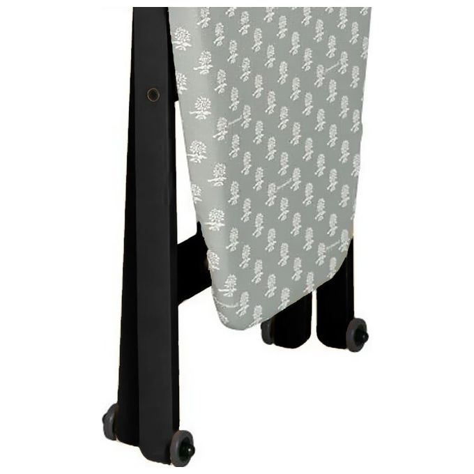 Foppapedretti 9900311086 Assai Asse da stiro completo con ruote e piano regolabile a 3 altezze colore Wengé