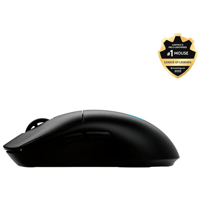 Logitech G Pro 2 Lightspeed Mouse da Gioco Wireless Ambidestro Nero