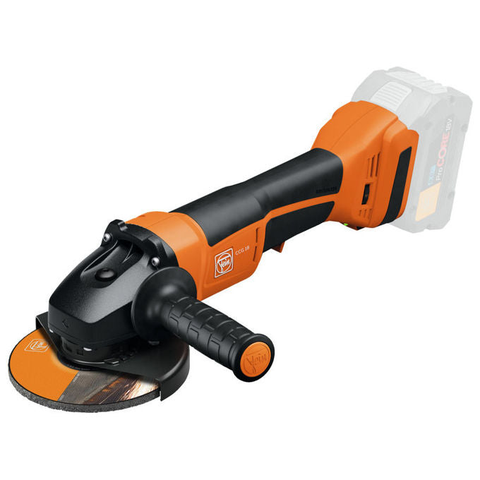 Fein 99100001548 CCG18-125-12PD AS N00 Smerigliatrice angolare a batteria 18 V 125 mm motore brushless 2500-8500 rpm colore Nero