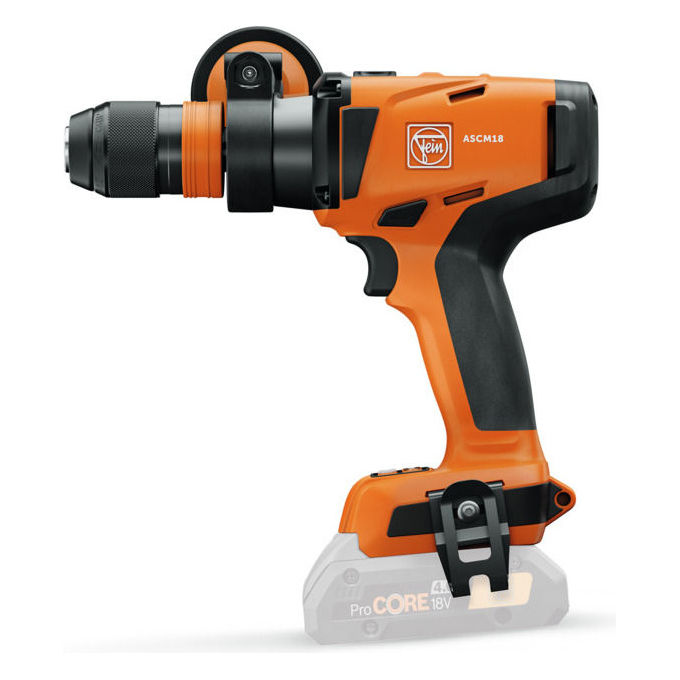 Fein ASCM184QMP Trapano avvitatore a percussione a batteria motore brushless 130 Nm 4000 giri-min interfaccia 18 V AMPShare mandrino QuickIN colore Nero