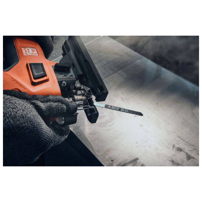 Fein 99100001561 F-IRON Jig 26 A Sega Alternativa a Batteria per Legno e Metallo con Corsa 26 mm e 4 Livelli di Pendolismo colore Nero