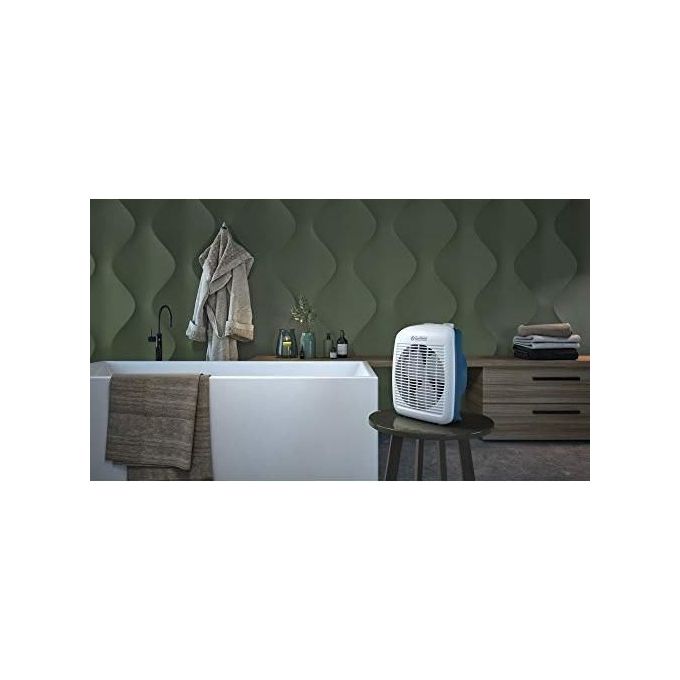 Olimpia Splendid 99338 Caldo Relax Termoventilatore 2000W 3 Livelli IP21 per ambienti fino a 60 m³ colore Blu Bianco